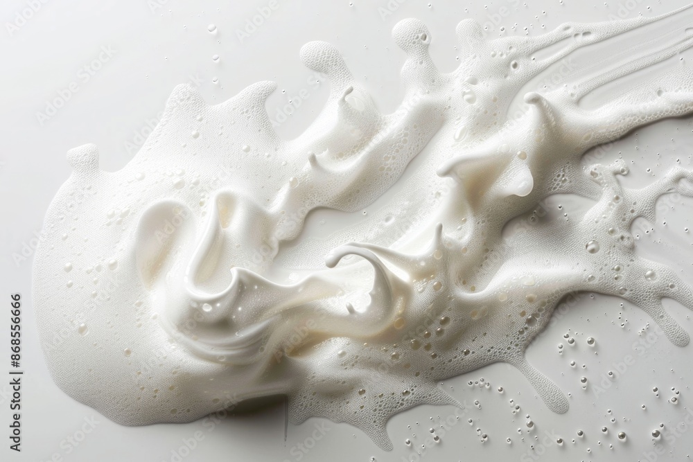 A close-up shot of a white substance on a surface, possibly used for scientific or educational purposes A close-up shot of a white substance on a surface, possibly used for scientific or educational purposes