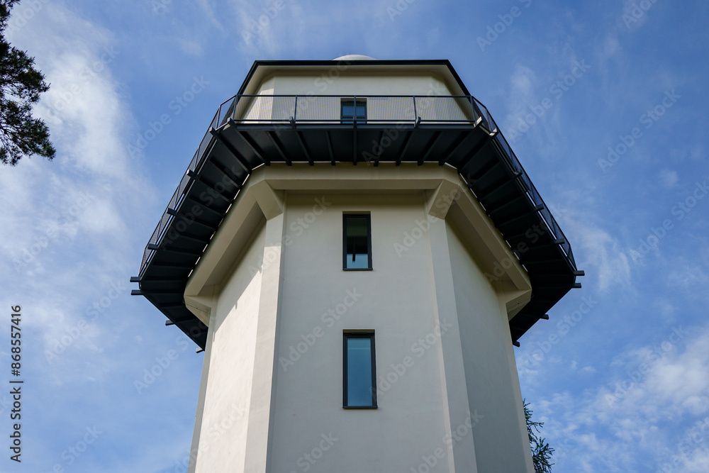 Observation platform on the tower of the astronomical observatory, Poland Observation platform on the tower of the astronomical observatory, Poland