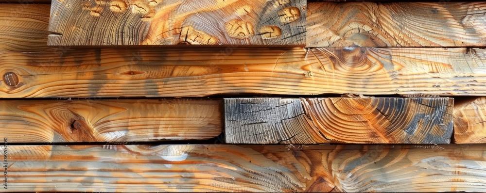 Light elm wood planks with grain Light elm wood planks with grain