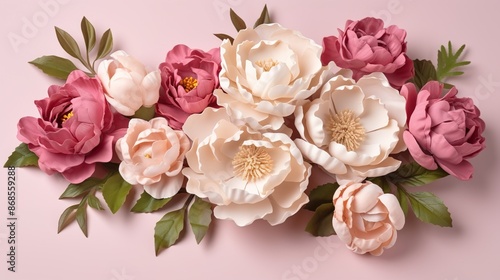 bouquet of pink roses