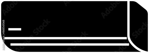 Air conditioner Fill icon. Vector illustration from hotel and restaurant. Air conditioner vent heat on transparent background. Air flow condition cool icon related to electronic, Household appliances.