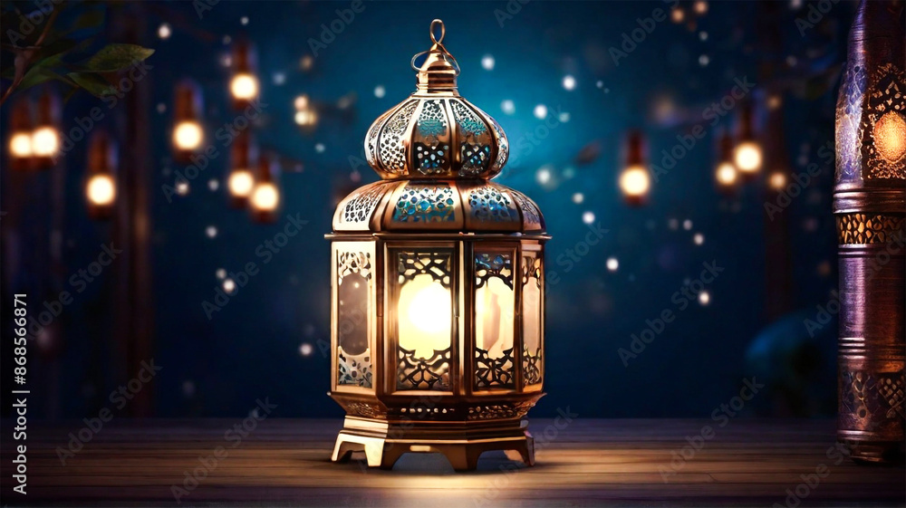 Islamic arabic lantern for ramadan kareem eid mubarak background Islamic arabic lantern for ramadan kareem eid mubarak background