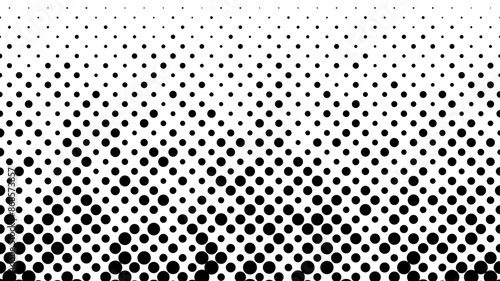 ハーフトーン　黒　背景　丸ランダム　おしゃれ