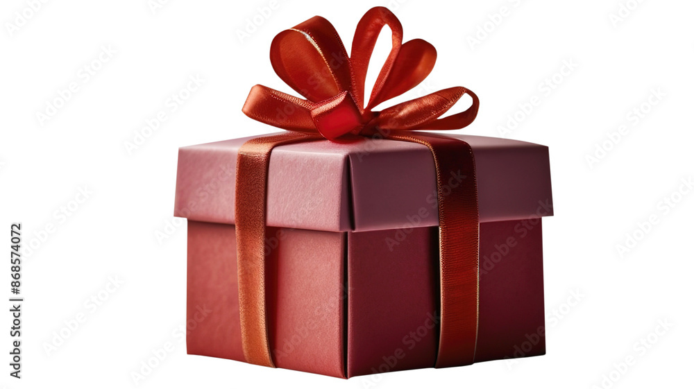 Fototapeta premium gift box isolation transparent background template (PNG).