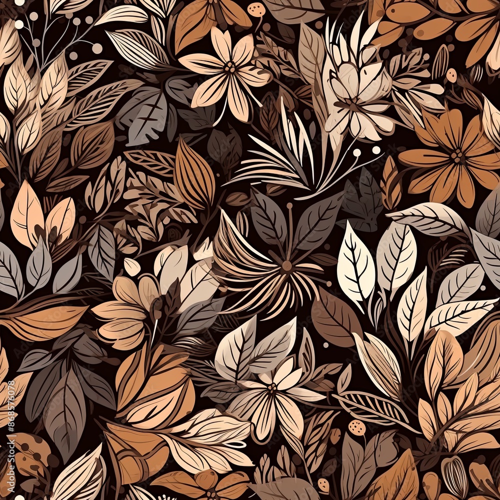 abstract seamless floral pattern abstract seamless floral pattern