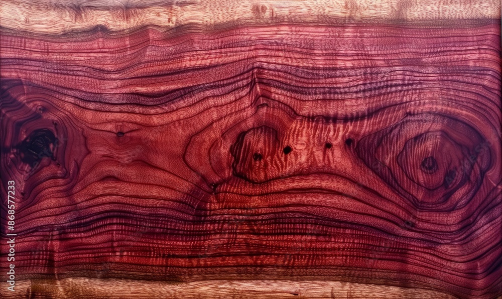 Fototapeta premium Dark cherry wood surface with polish