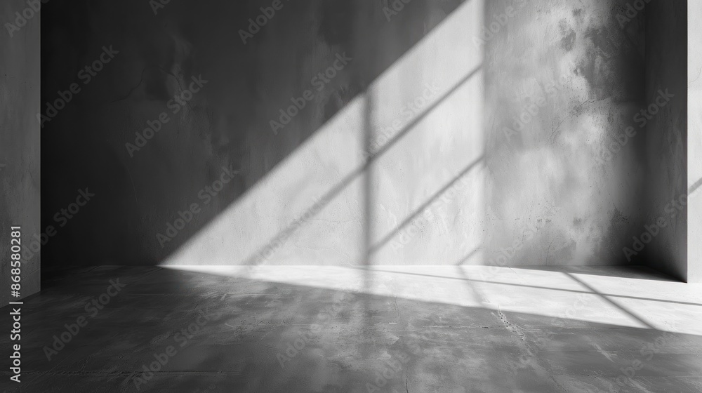 Sunlight Through a Window in a Concrete Room Sunlight Through a Window in a Concrete Room