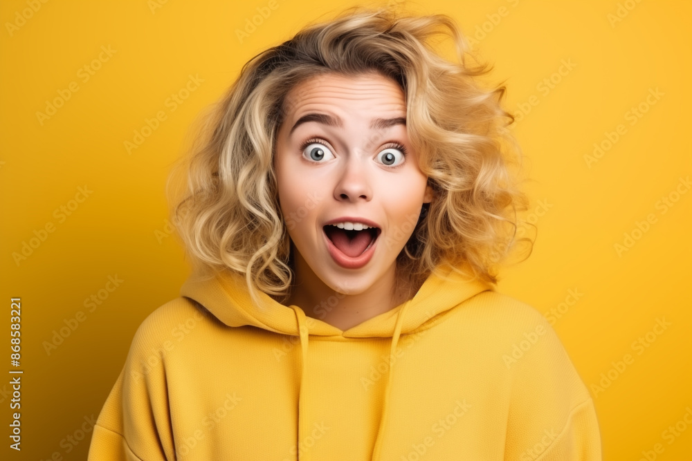Young pretty blonde girl over isolated colorful background Young pretty blonde girl over isolated colorful background