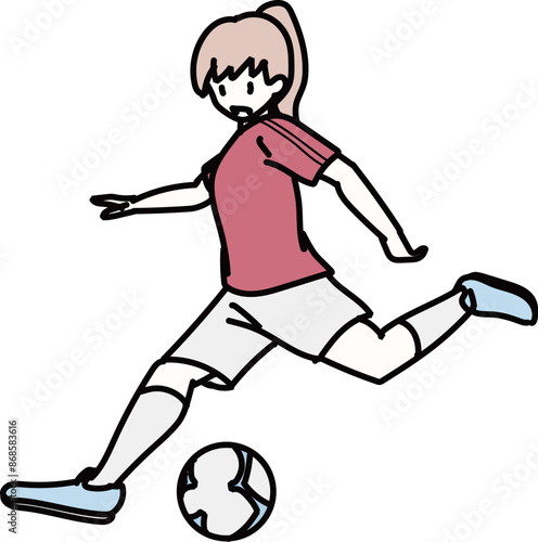 サッカー_キックモーション