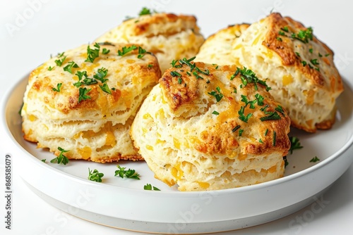 Fluffy Cheddar and Rosemary Drop Biscuits with a Hint of Sharpness