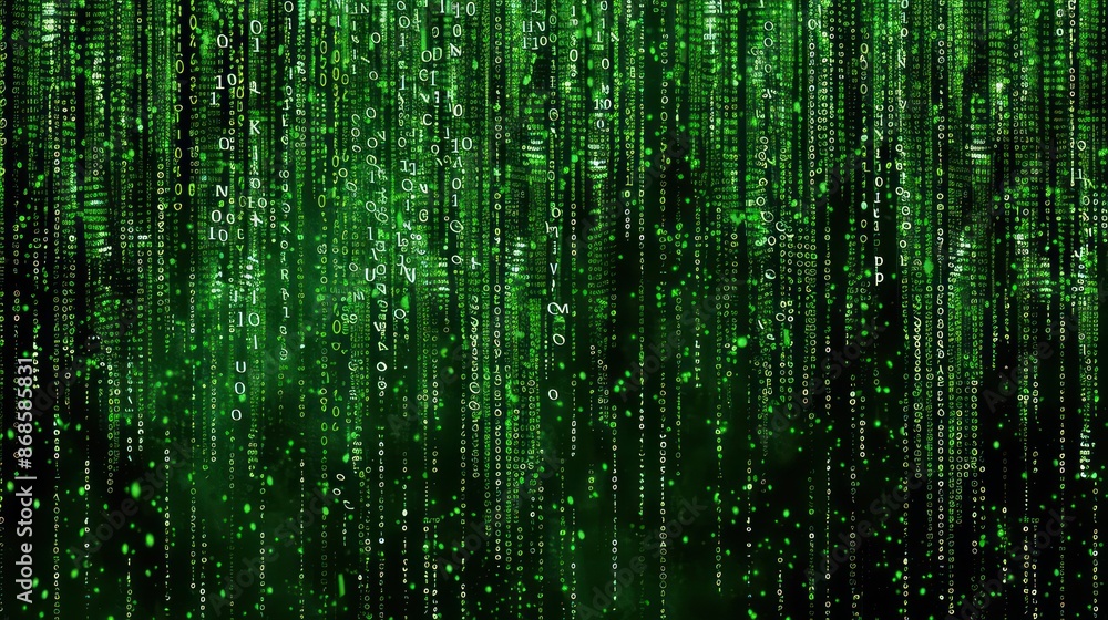 Digital Rain: A Visual Representation of Binary Code Digital Rain: A Visual Representation of Binary Code