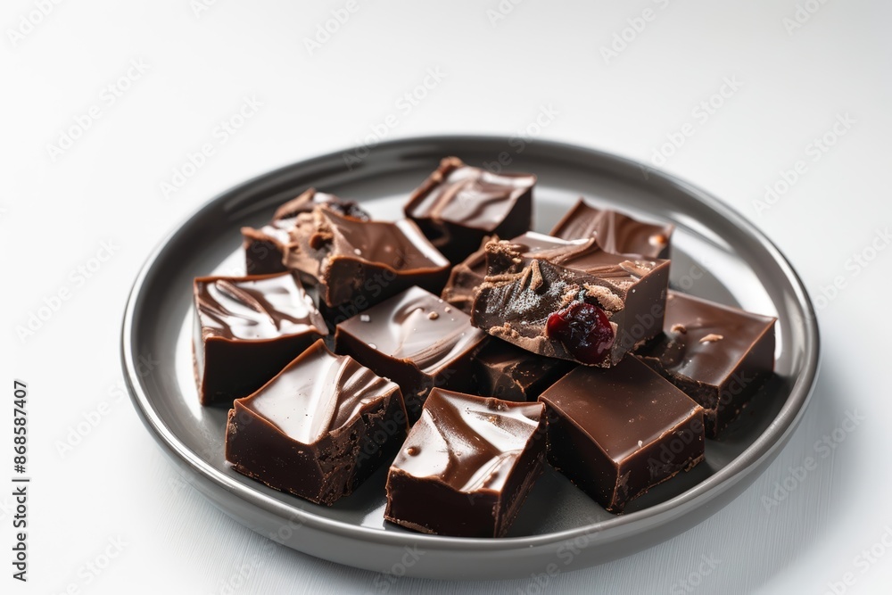 Sinful Dark Chocolate Cherry Fudge Delicacy Sinful Dark Chocolate Cherry Fudge Delicacy