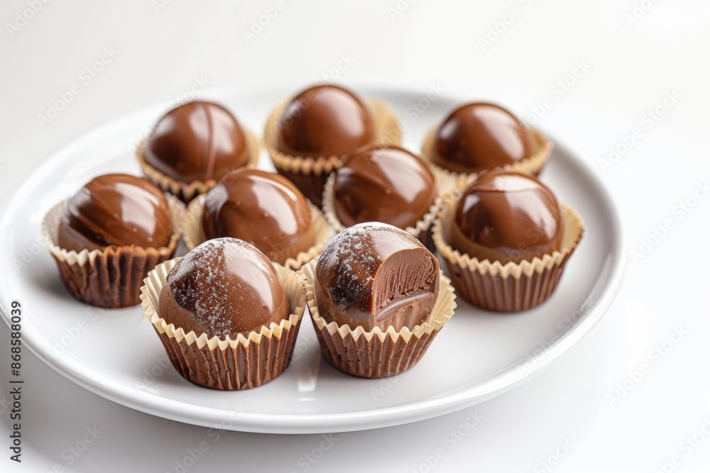 Tantalizing Dark Chocolate Truffles with Cocoa Dusting Tantalizing Dark Chocolate Truffles with Cocoa Dusting