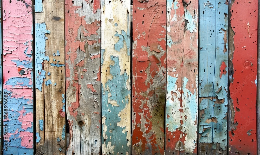 Faded painted wood texture Faded painted wood texture