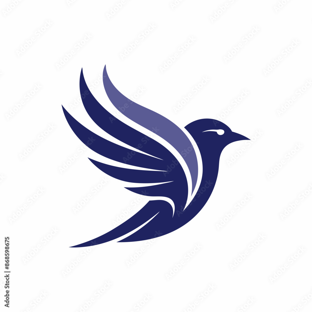 Obraz premium create a minimalist bird logo vector art illustrat