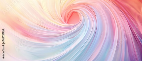 Wallpaper Mural A colorful swirl of pink, blue, and yellow Torontodigital.ca