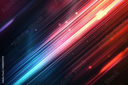 modern conceptual color light lines background in elegant