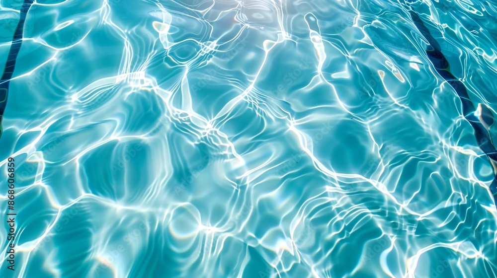 a pool with clear blue water a pool with clear blue water