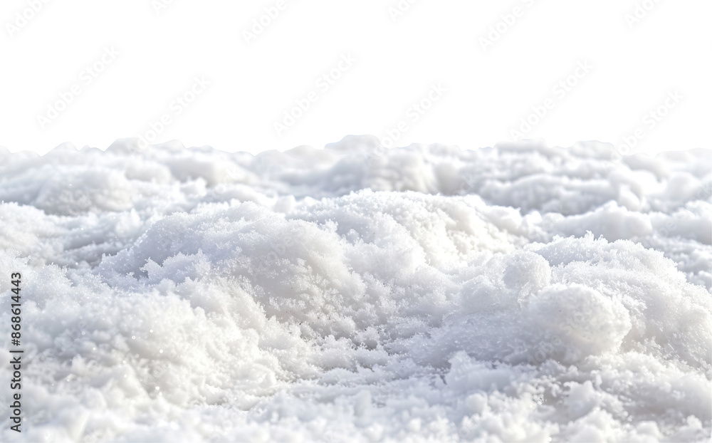 White snow cut out White snow cut out