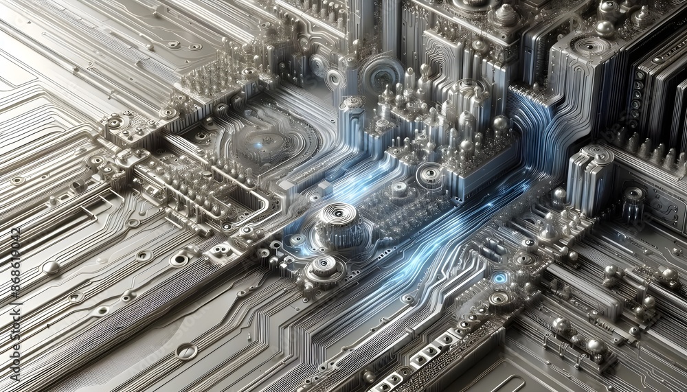 Abstract background inside of a futuristic computer hardware Abstract background inside of a futuristic computer hardware