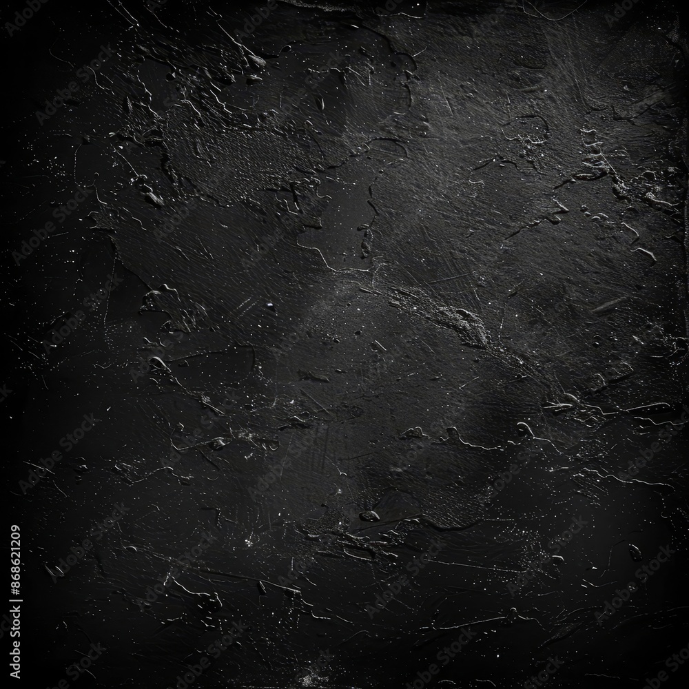 A dark grunge background texture for design, featuring rough and worn textures with subtle hints of light in the corners. It's perfect as an overlay or for creating urbanstyle designs. The black color A dark grunge background texture for design, featuring rough and worn textures with subtle hints of light in the corners. It's perfect as an overlay or for creating urbanstyle designs. The black color