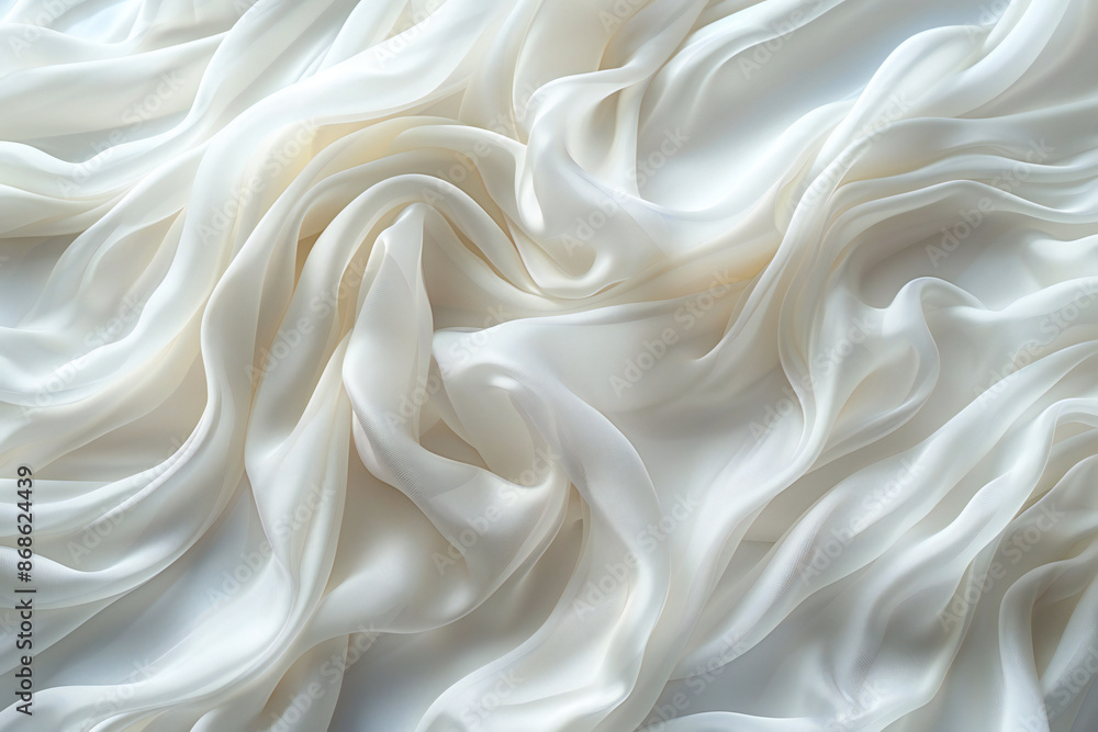 Abstract White Wrinkled Bedding Texture Abstract White Wrinkled Bedding Texture