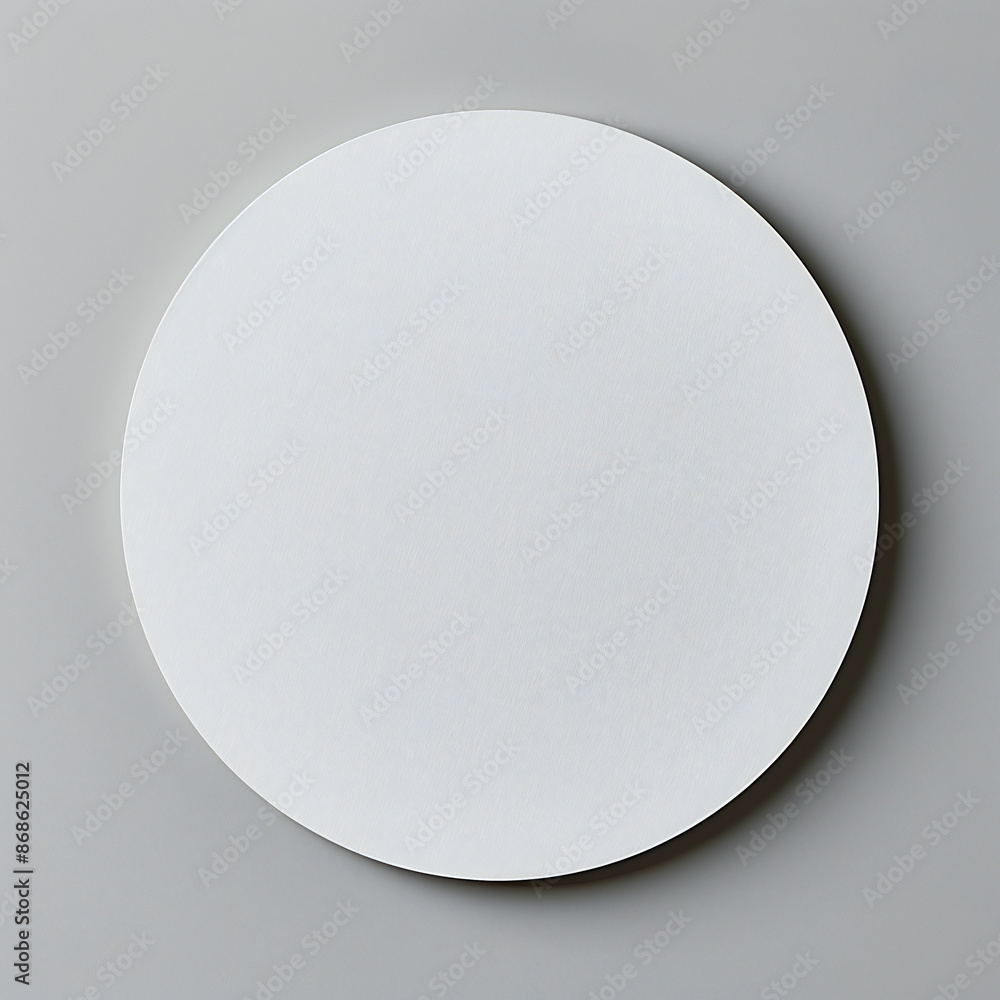 Blank White Round Paper Sticker Label Blank White Round Paper Sticker Label