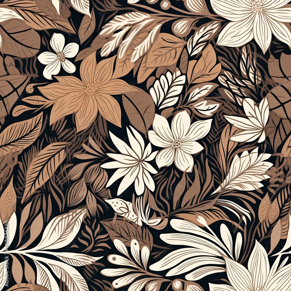 abstract seamless floral pattern abstract seamless floral pattern