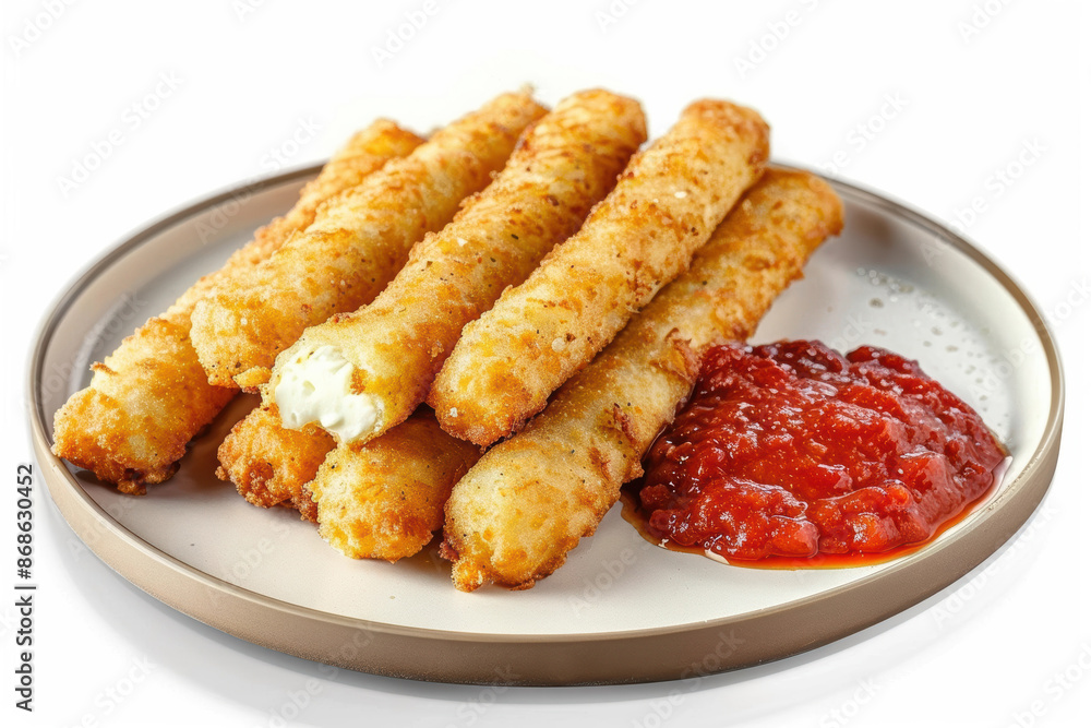 Exquisite Mozzarella Sticks with Tangy Marinara Exquisite Mozzarella Sticks with Tangy Marinara