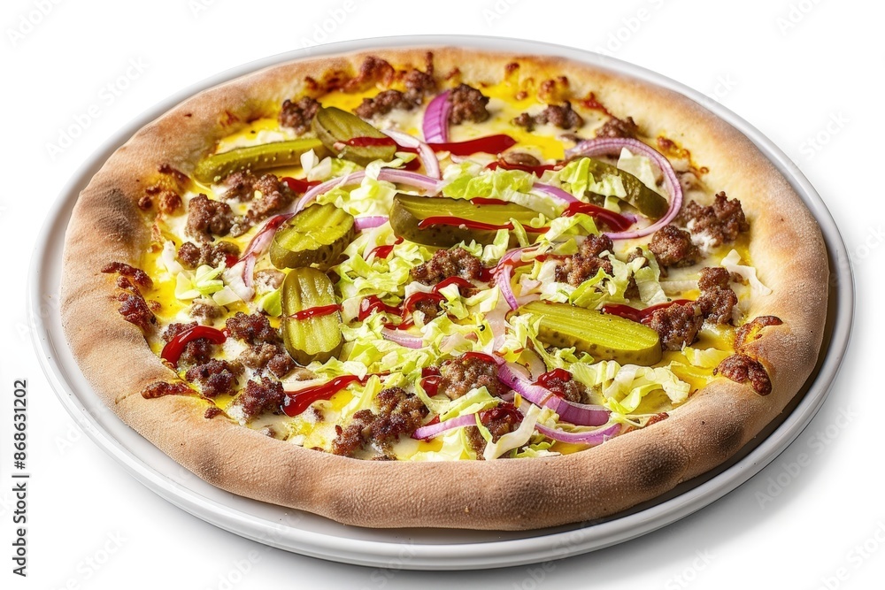 Cheeseburger Pizza: A Flavorful and Gooey Indulgence Cheeseburger Pizza: A Flavorful and Gooey Indulgence
