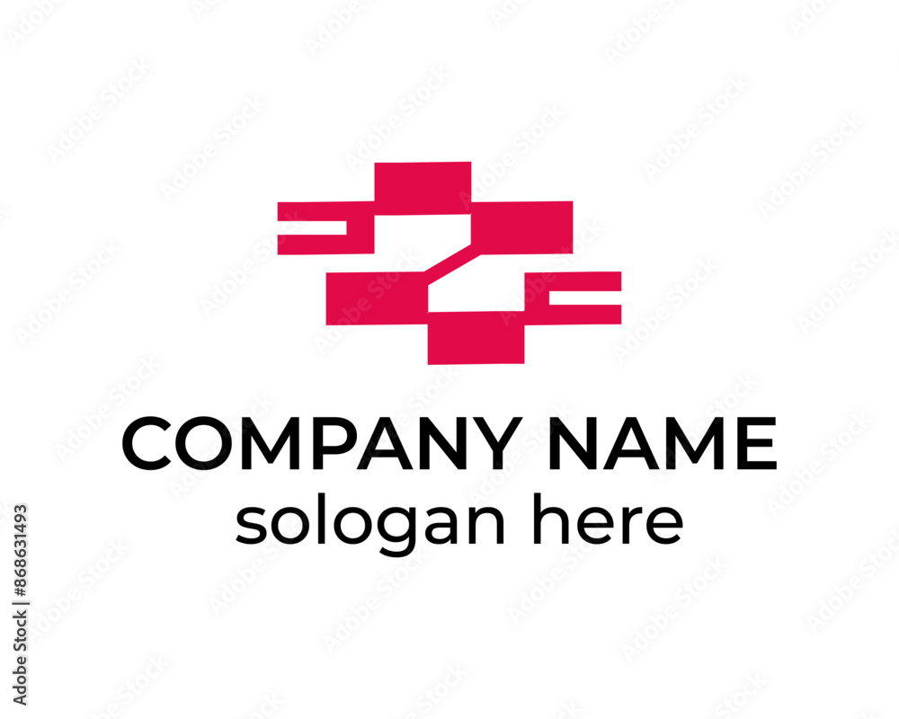 Modern Z tech and technology logo design Modern Z tech and technology logo design