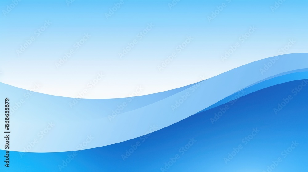 custom made wallpaper toronto digitalAbstract blue wave background with smooth gradient effects, perfect for websites, presentations, and graphic design projects.