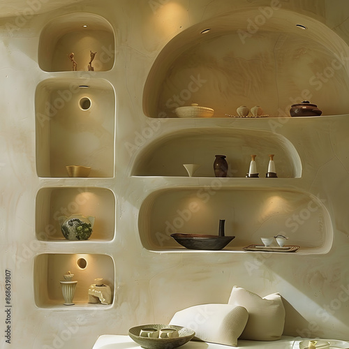 Drywall in Niches and Shelves