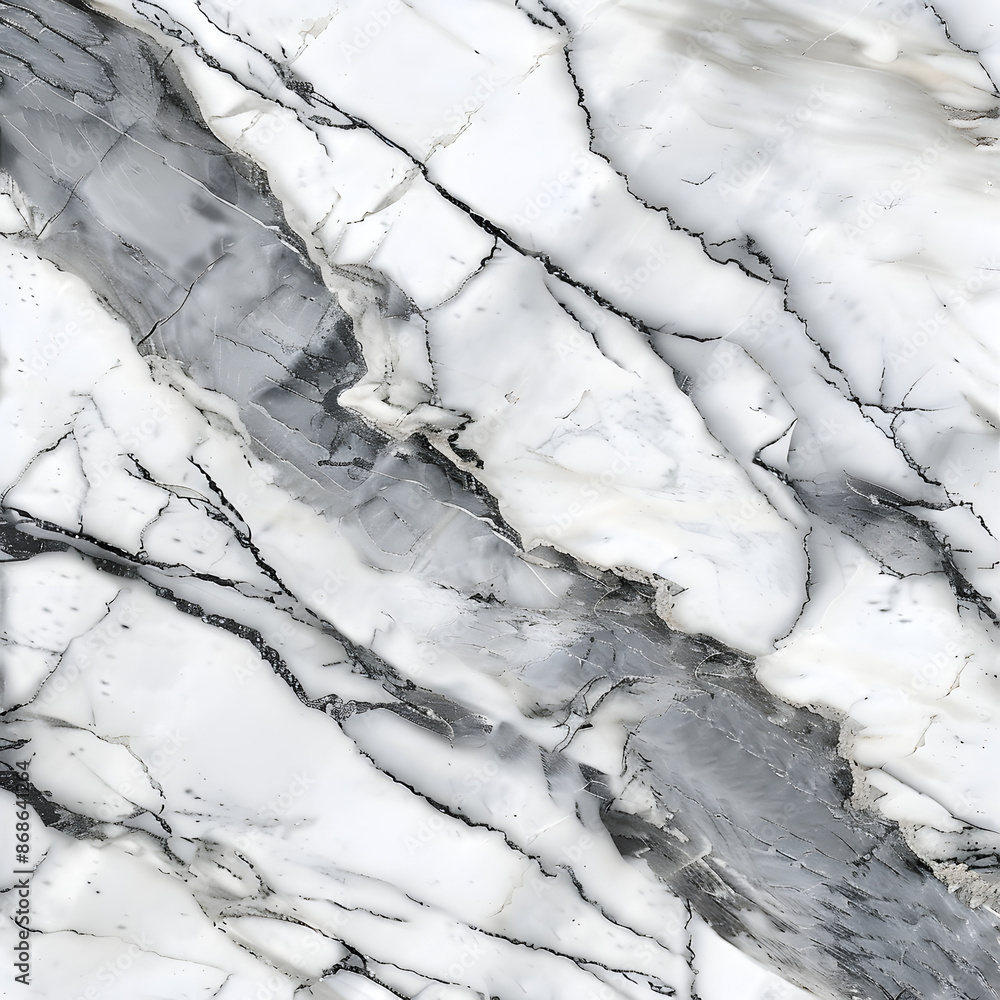 Close-Up View of a Polished White Marble Close-Up View of a Polished White Marble