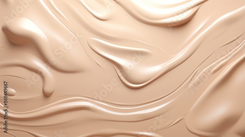 Detailed soft pastel peachy wave pattern background