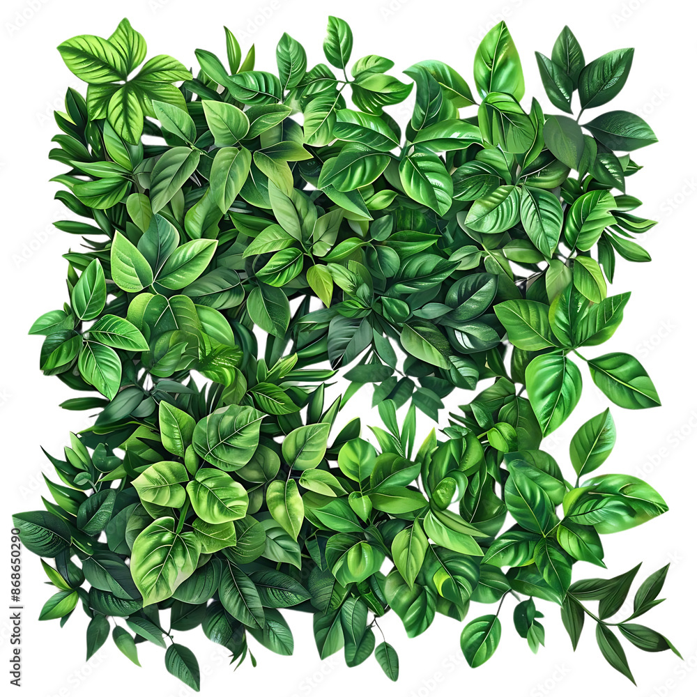 Lush Green Foliage Illustration Lush Green Foliage Illustration