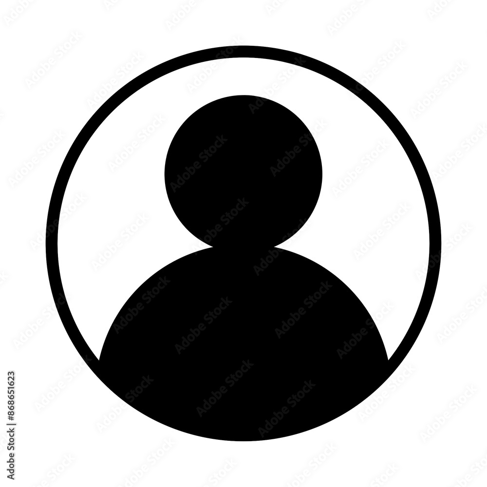 User profile icon with simple and modern design User profile icon with simple and modern design