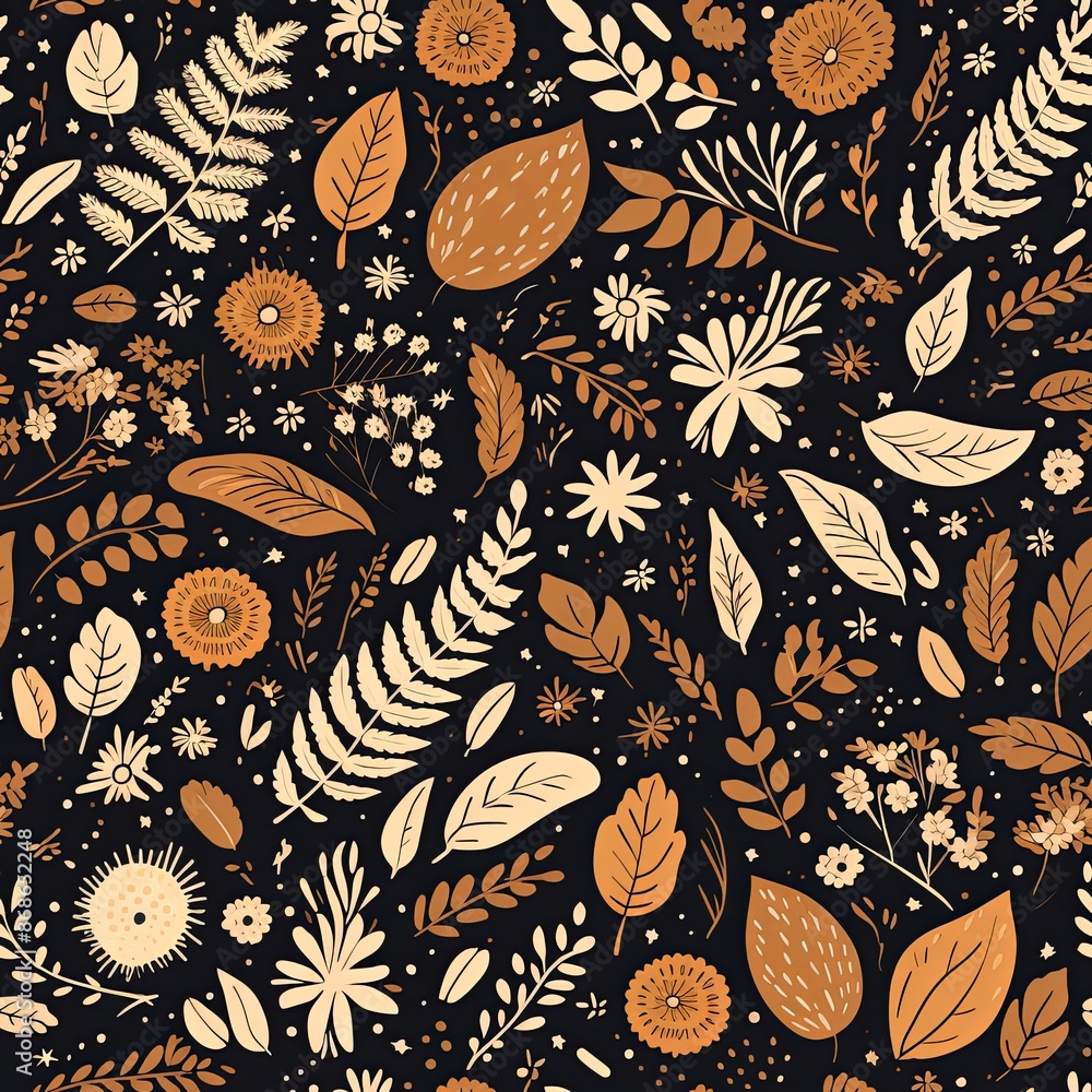 abstract seamless floral pattern abstract seamless floral pattern