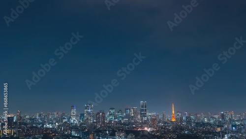 Wallpaper Mural 東京風景・タイムラプス Torontodigital.ca