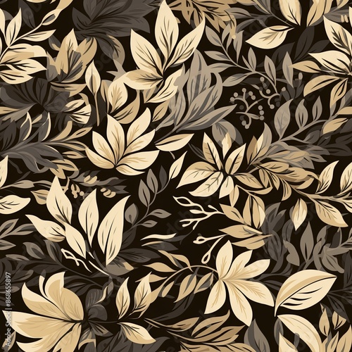 abstract seamless floral pattern