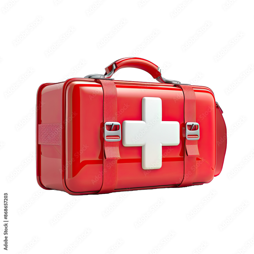 First Aid Kit. Isolated on a Transparent Background. Cutout PNG. First Aid Kit. Isolated on a Transparent Background. Cutout PNG.