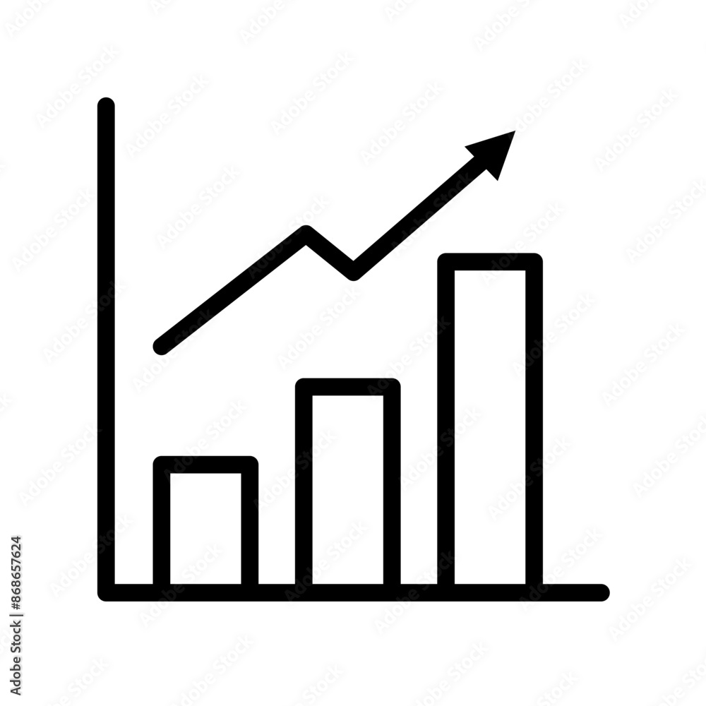 growth, financial profit - vector icon growth, financial profit - vector icon