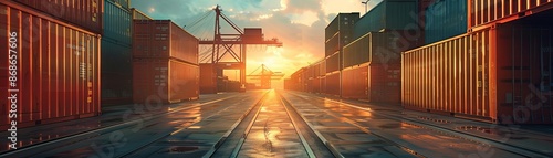 Illustrate the role of tariffs and import duties in import regulation with compelling imagery