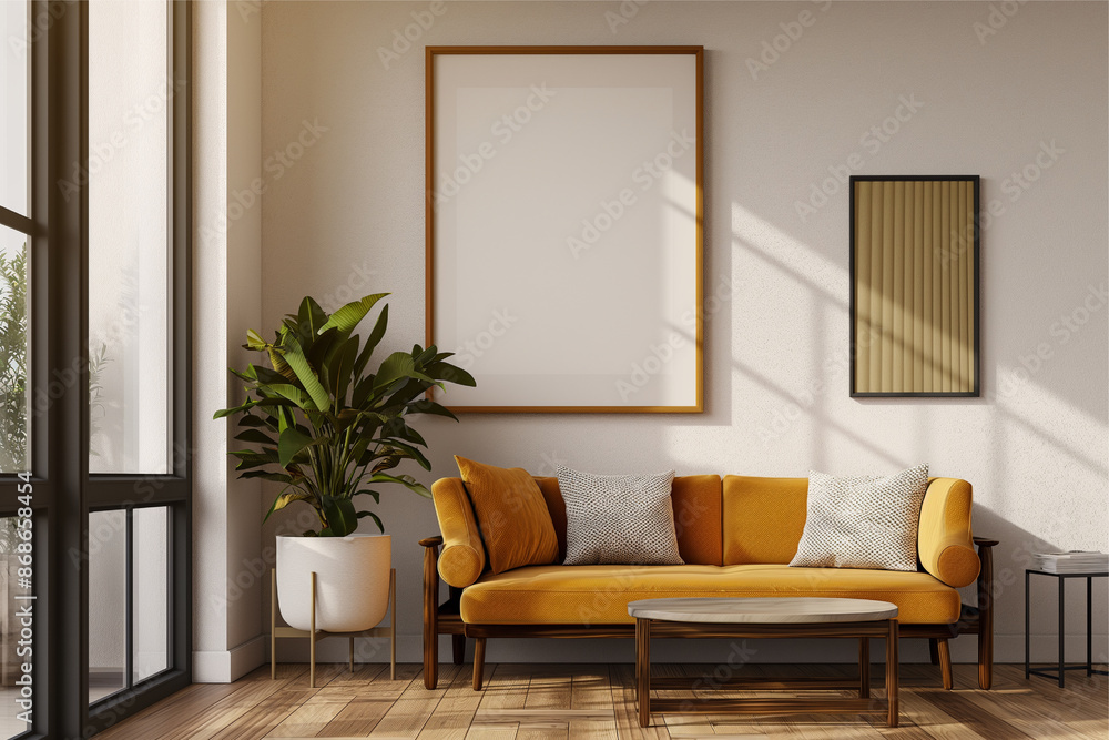 Frame mockup, ISO A paper size. Home Office wall poster mockup. Interior mockup with office background. Modern interior design. Frame mockup, ISO A paper size. Home Office wall poster mockup. Interior mockup with office background. Modern interior design.
