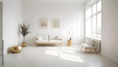 Wallpaper Mural Photo interior modern design room 3d illustration Torontodigital.ca