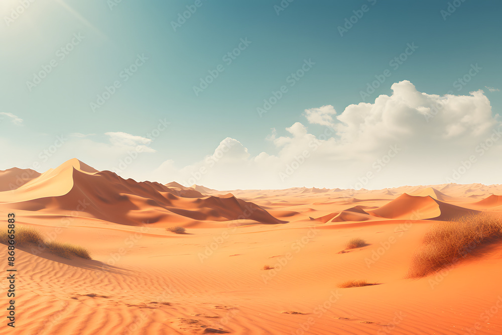 Naklejka premium wallpaper desert background clean wallpaper, wallpaper, desert