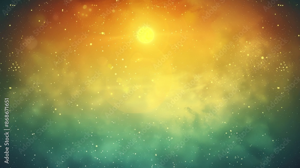 Fototapeta premium Abstract background with bokeh defocused lights and stars