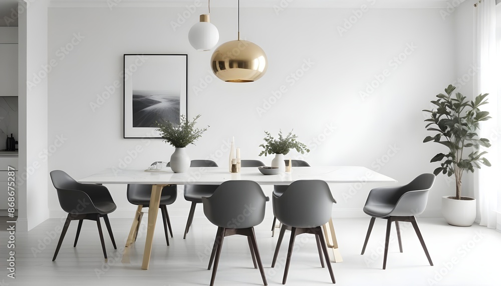 Photo interior modern design room 3d illustration Photo interior modern design room 3d illustration