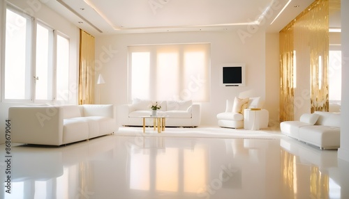 Photo interior modern design room 3d illustration