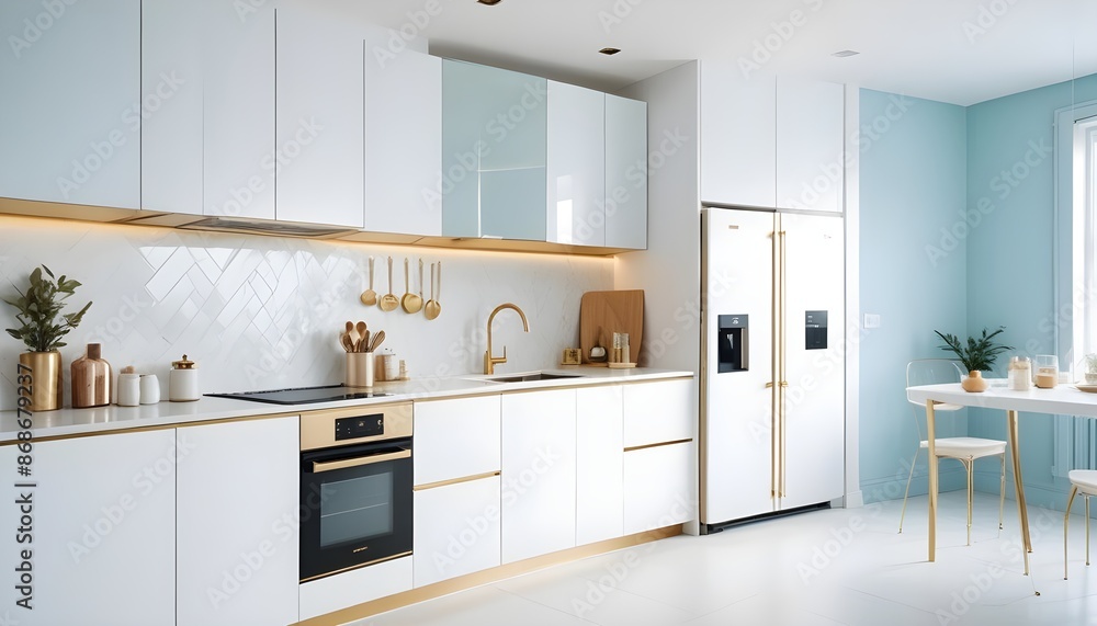 Fototapeta premium Photo interior modern design room 3d illustration